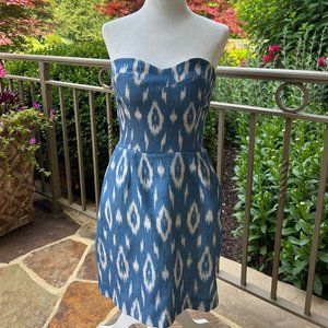 Dolce Vita "Tribal" Print Strapless Dress